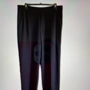 Vince Black Crepe Pull On Pants Sz L
